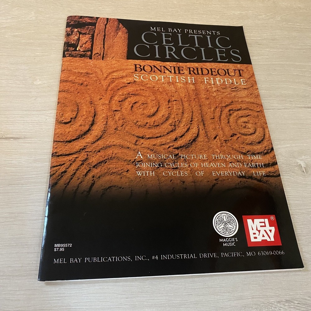 Celtic Circles Scottish Fiddle PB Bonnie Rideout Mel Bay 1990s Sheet Music Book